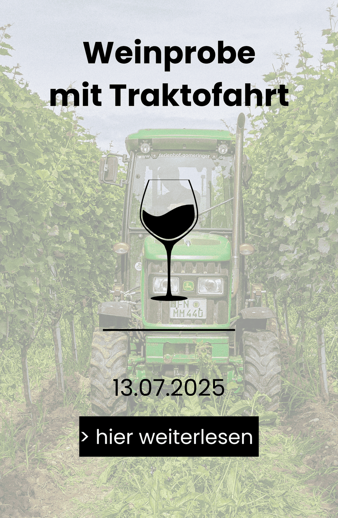 Weinprobe mit Traktorfahrt auf dem Weingut FG – ein Erlebnis am Bodensee