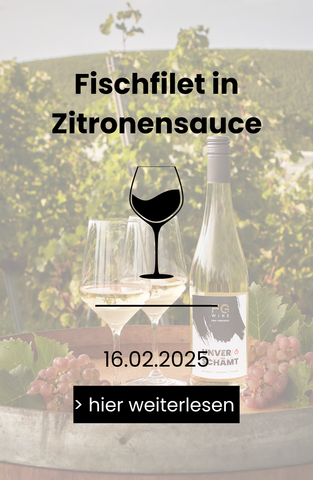 Leckeres Gericht mit meinem Sauvignac