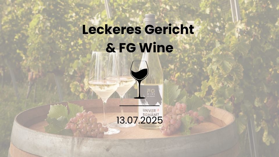 Leckeres Gericht mit meinem Weißwein Sauvignac