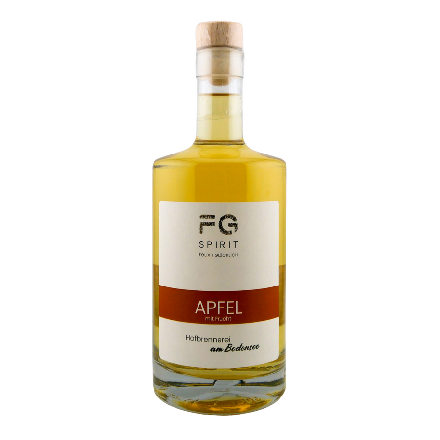 Bio Apfel Schnaps mit Frucht vom Bodensee